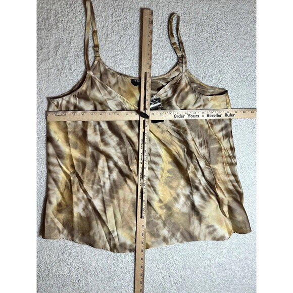 Torrid NWT Satin V Neck Cami Camisole Adjustable straps Buttons Sz 0 (L) - Picture 11 of 11